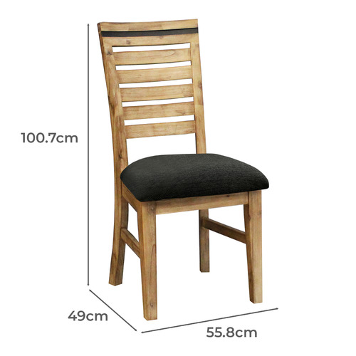 Acacia best sale wood chairs